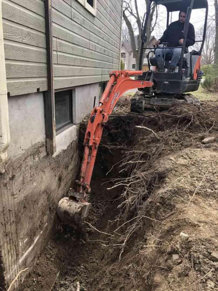 Installation de drain français Rive-Nord de Montréal
