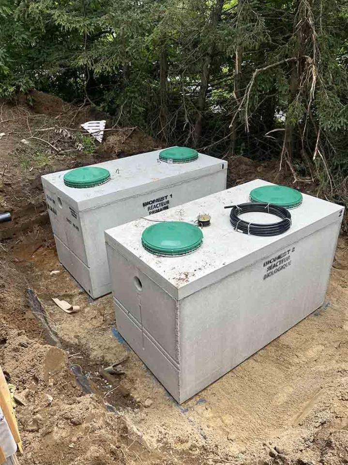 Installation septique Rive-Nord de Montréal