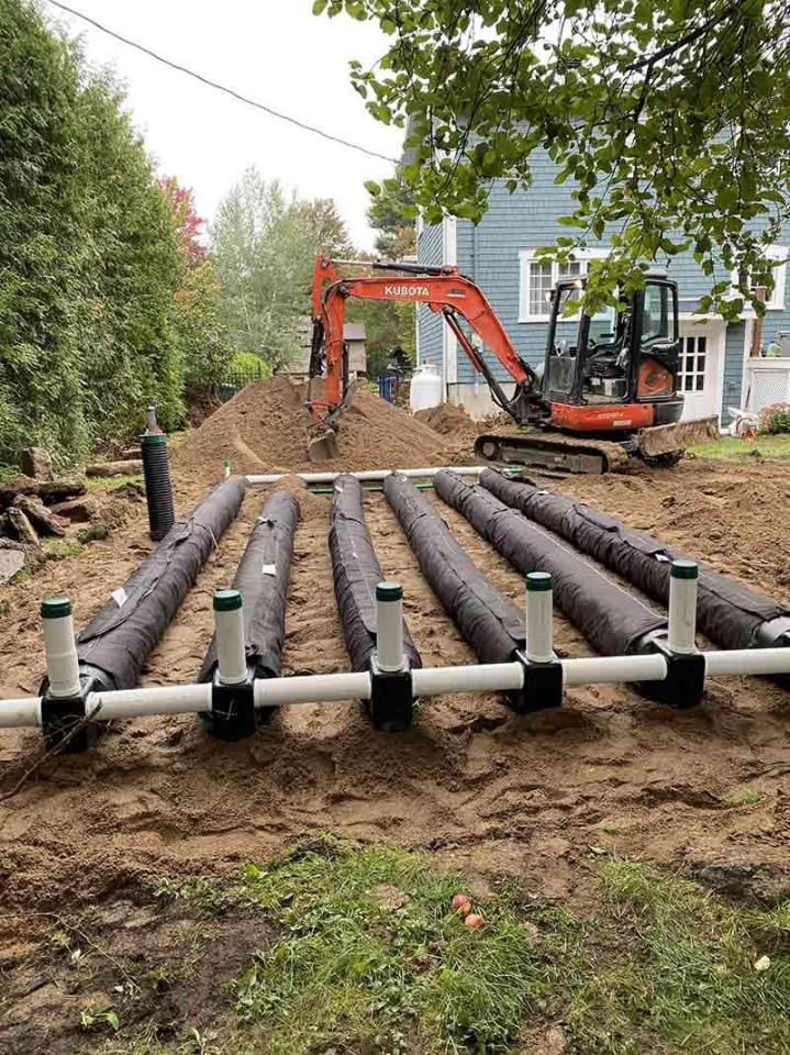 Installation septique Rive-Nord de Montréal