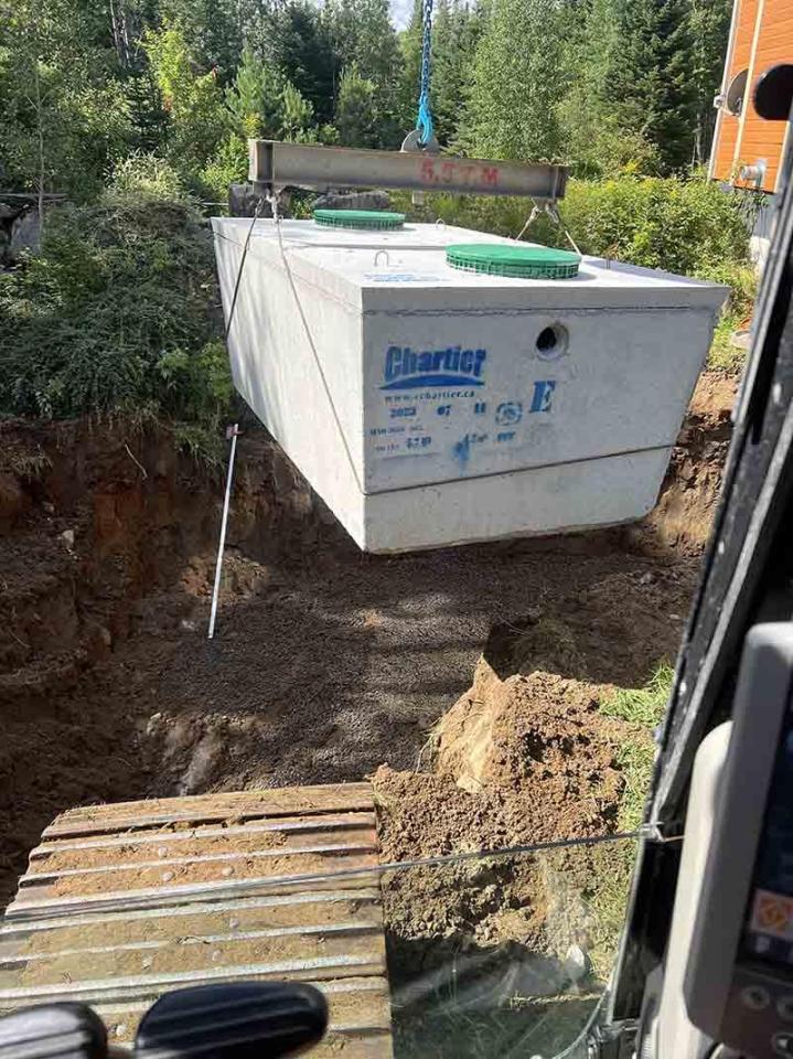 Installation septique Rive-Nord de Montréal